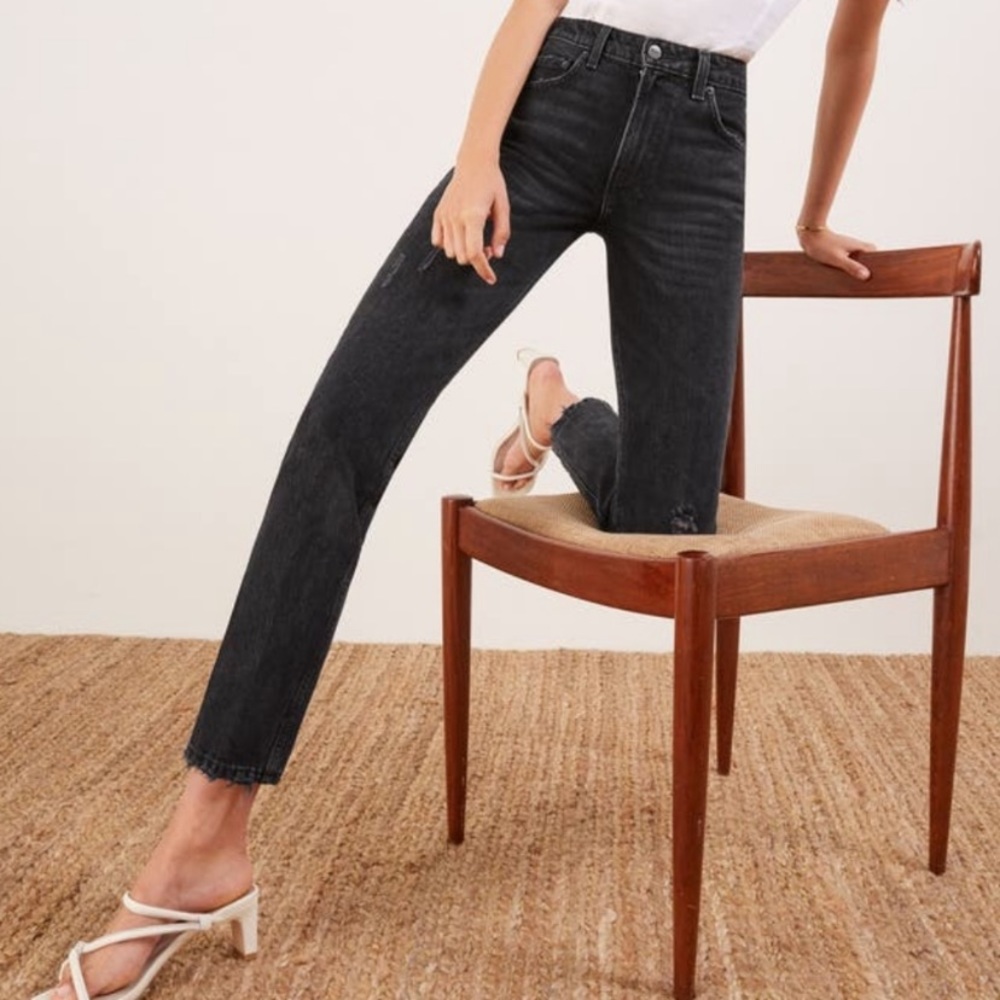 NWT Reformation Julia High Cigarette Jean - Size 31 - Pacific